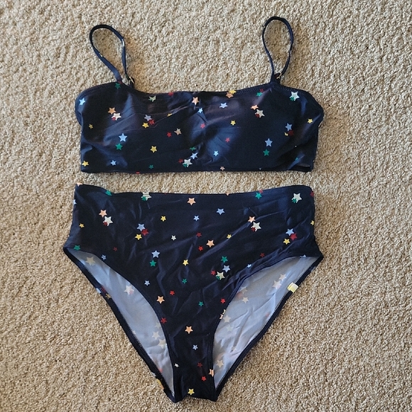 summersalt Other - Summersalt Star Pattern Bikini Set Size 10